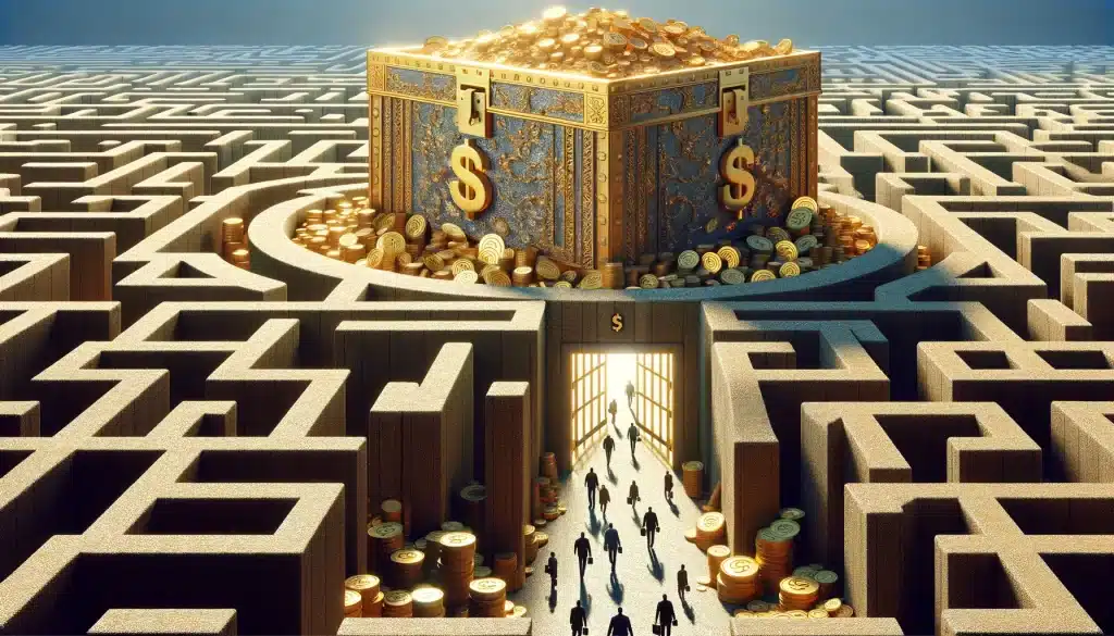 metaphor representing financial scams