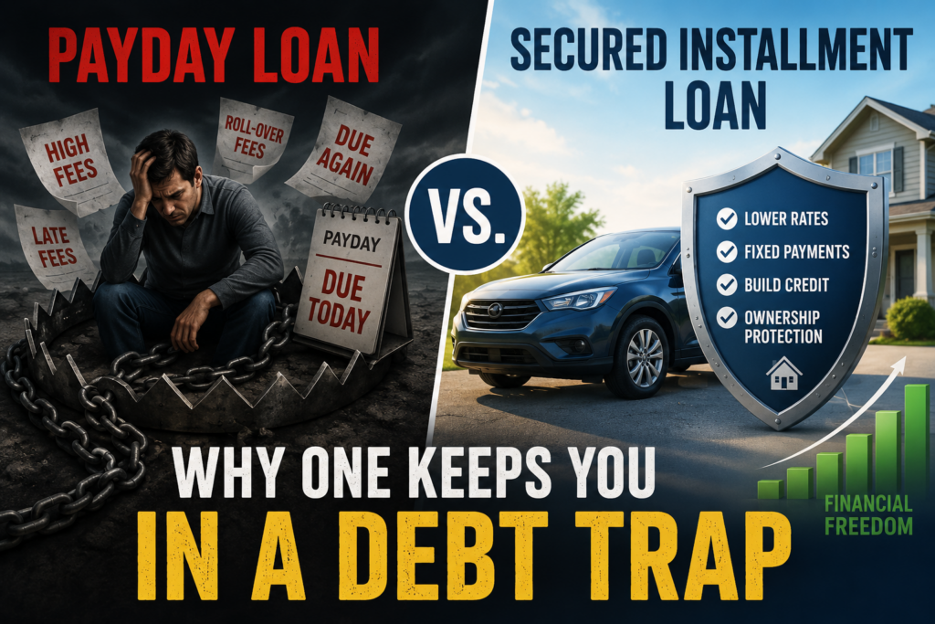Payday Loan vs. Secured Installment Loan: Why One Keeps You in a Debt Trap
