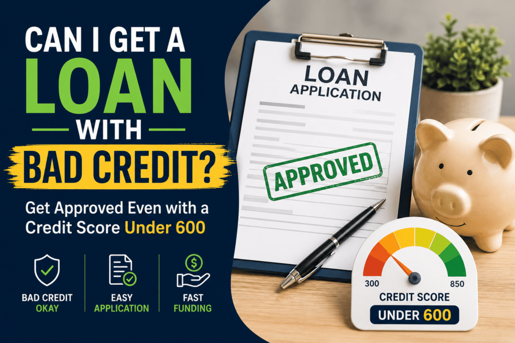 Can I Get a Loan with Bad Credit? Get Approved Even with a Credit Score Under 600